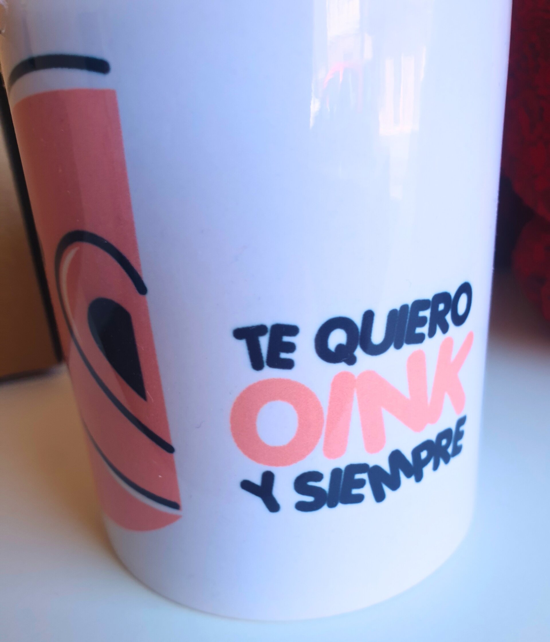 Taza: Te quiero oink y siempre. - 2