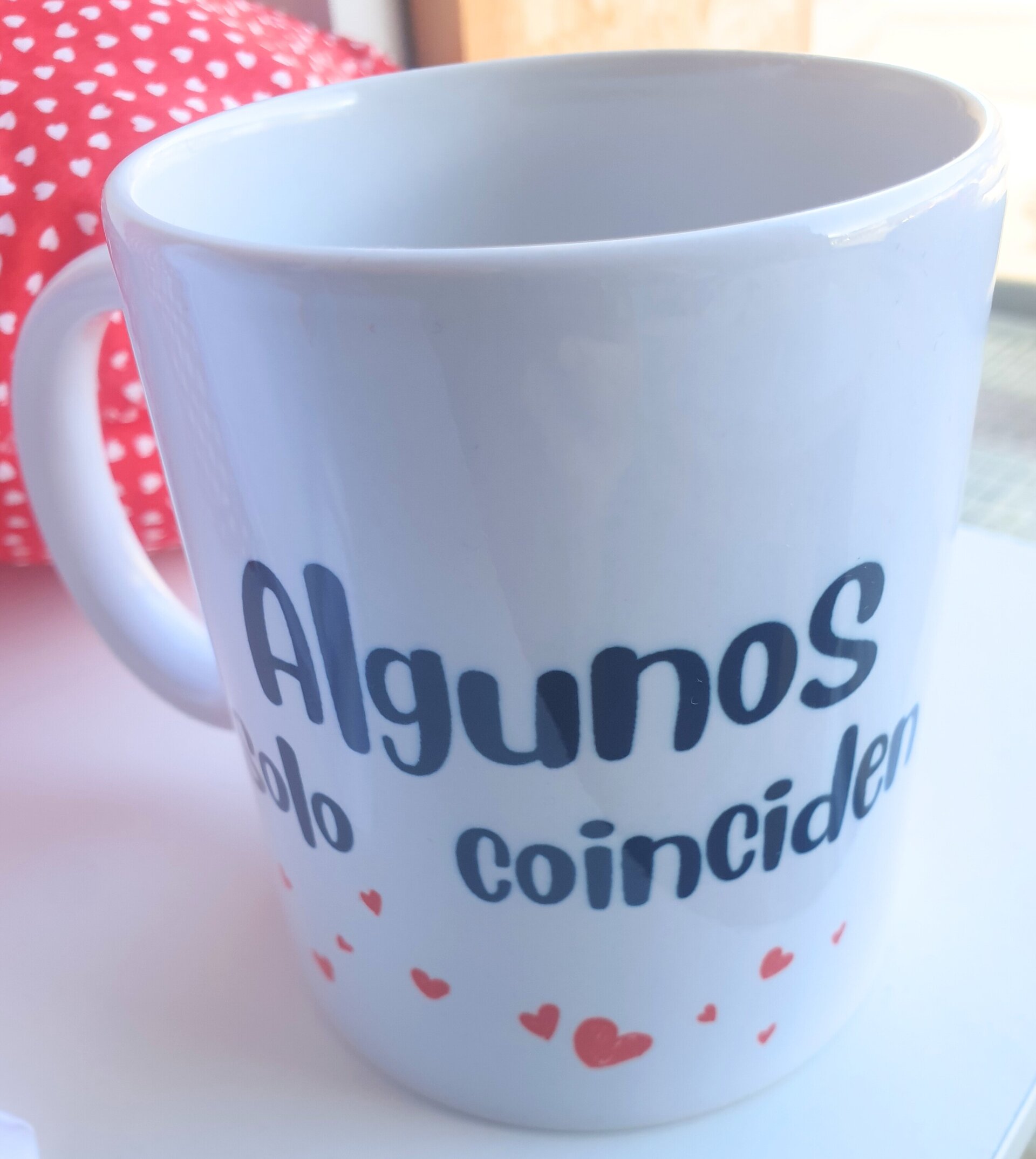 Taza: Algunos solo coinciden...tu y yo conectamos. - 2